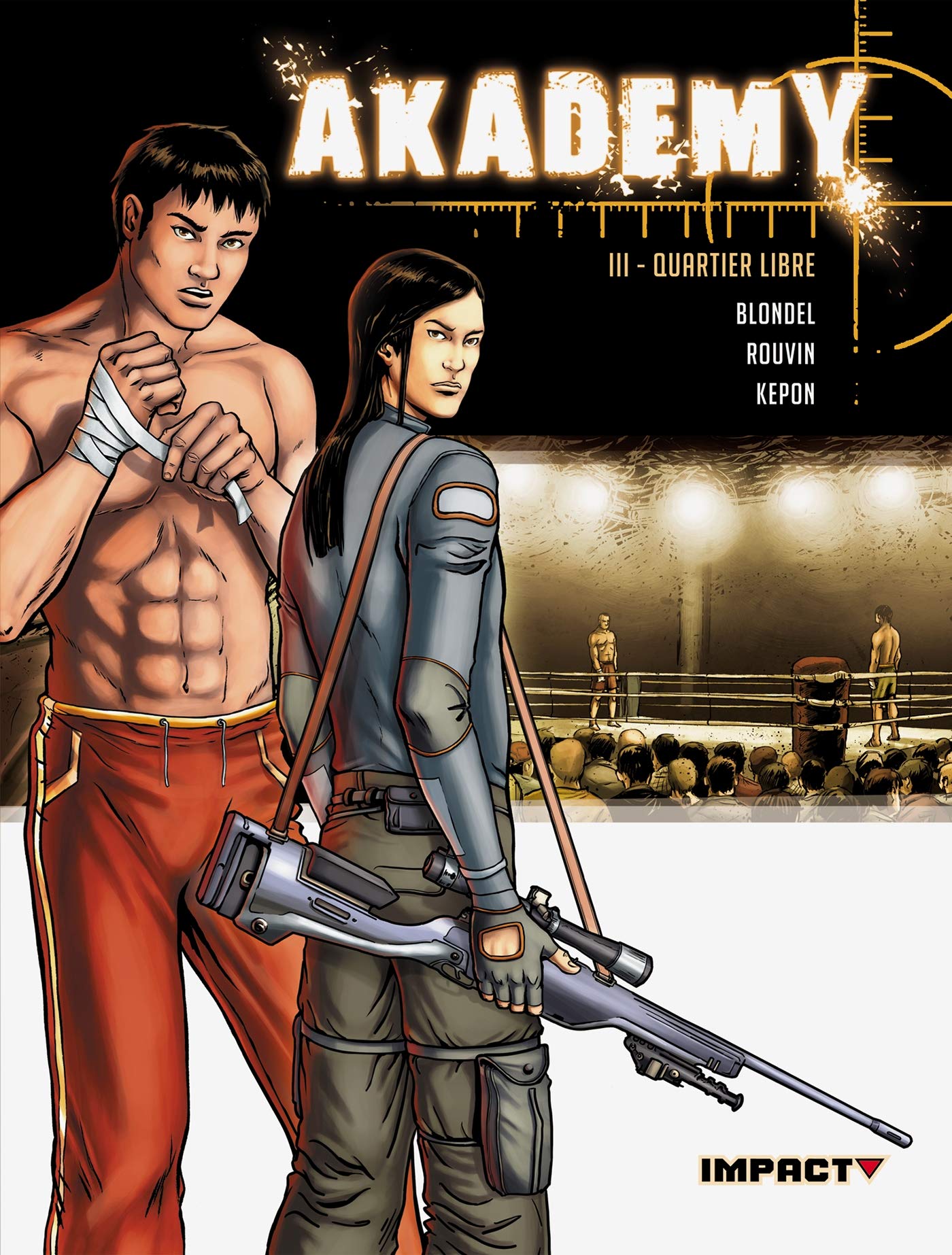 jaquette livre Akademy, Tome 3 : Quartier libre