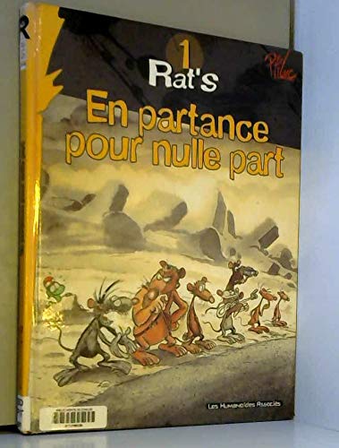 jaquette livre Rat's Tome 1 - En Partance Pour Nulle Part