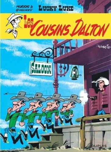 jaquette livre Lucky Luke Tome 12 - Les Cousins Dalton