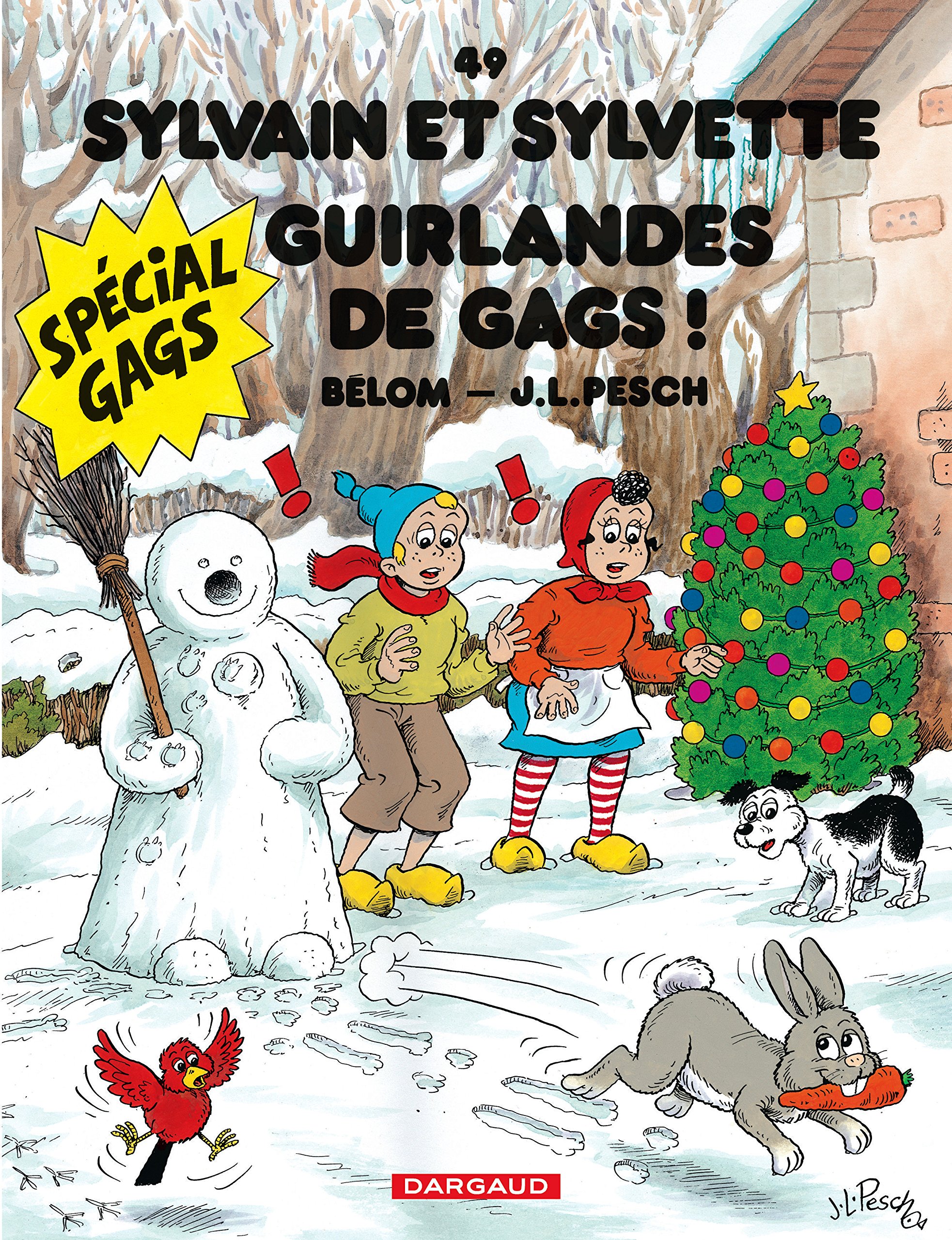 jaquette livre Sylvain et Sylvette - tome 49 - Guirlandes de gags !