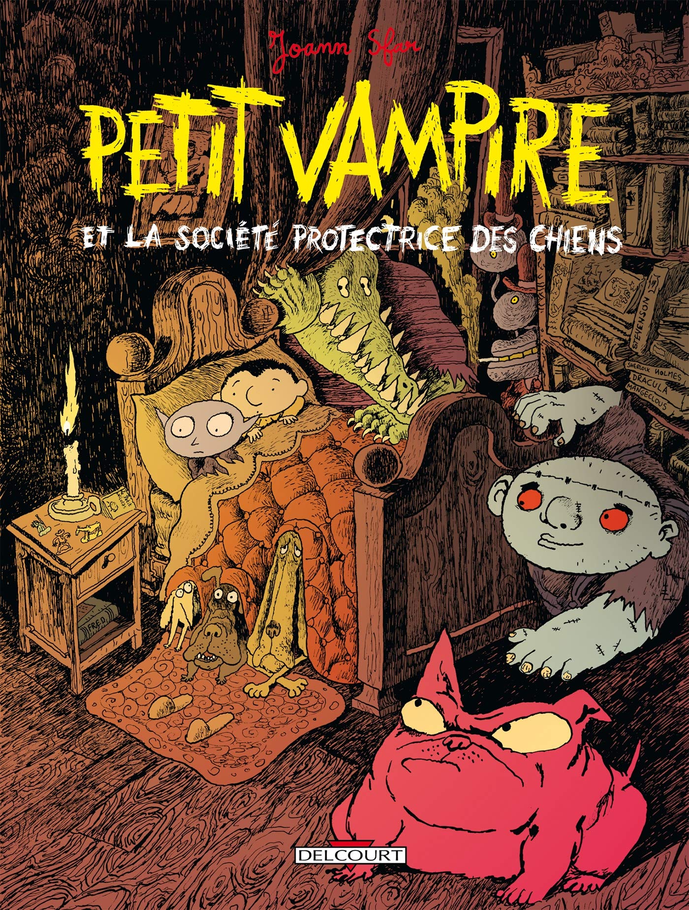 jaquette livre Petit vampire, tome 3 : Petit vampire et la société protectrice des chiens