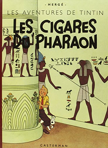 jaquette livre Les Aventures De Tintin - Les Cigares Du Pharaon