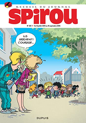 jaquette livre Recueil Spirou N° 342, 15 Juillet 2015 Au 16 Septembre 2015