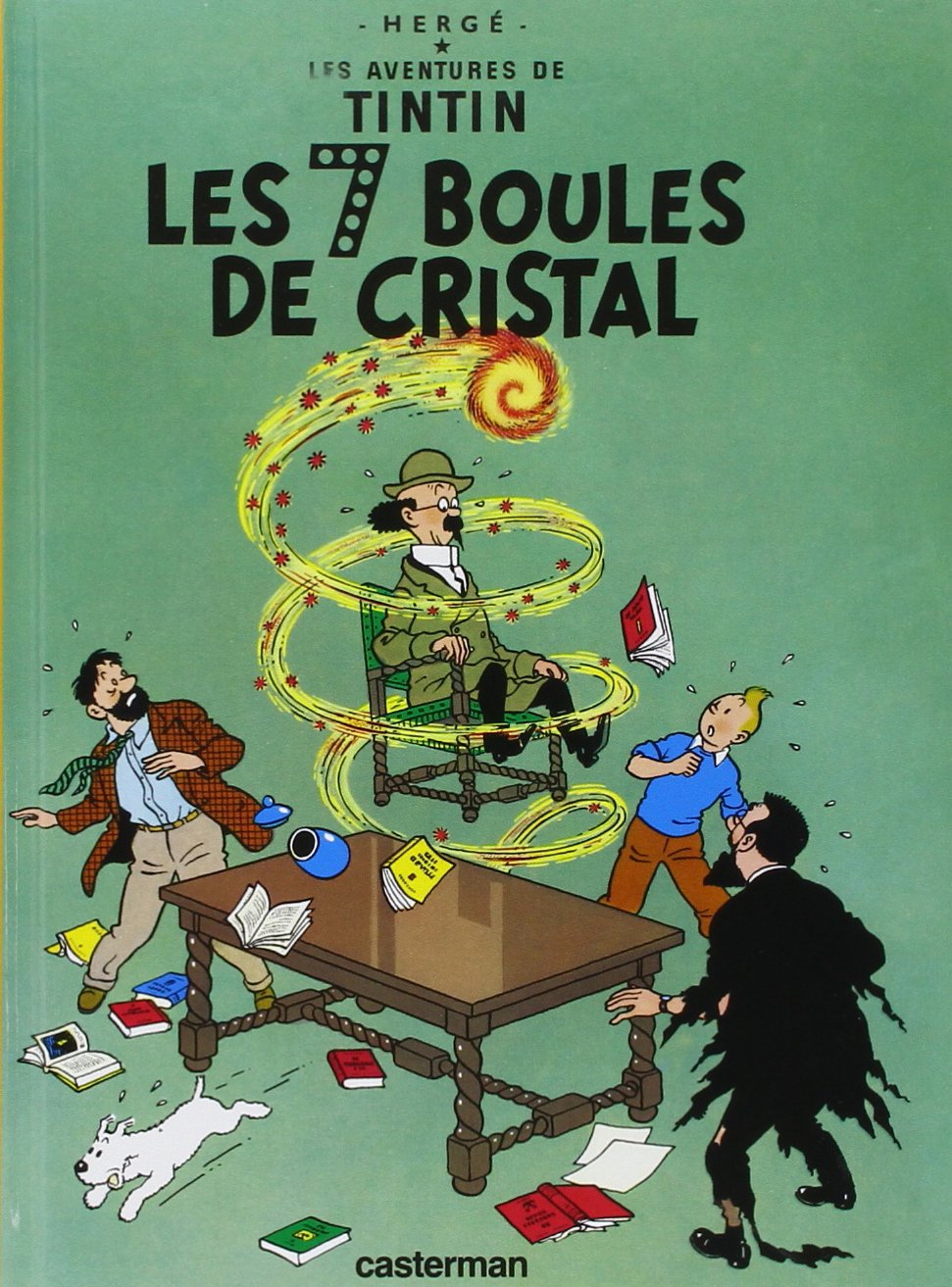 jaquette livre Les Aventures de Tintin, Tome 13 : Les 7 boules de cristal : Mini-album