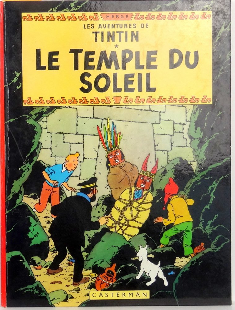 jaquette livre Les Aventures de Tintin, Tome 14 : Le Temple du Soleil : Mini-album