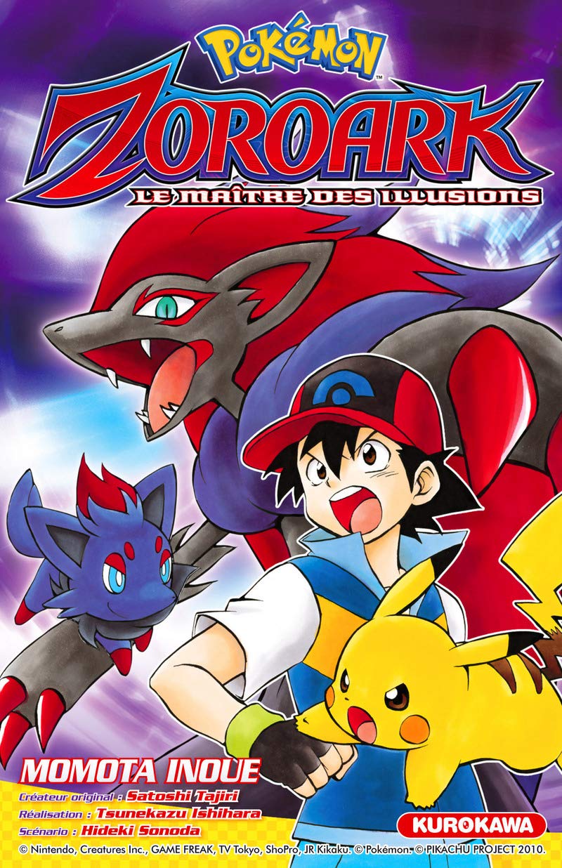 jaquette livre Pokemon Zoroark - Le maitre des illusions