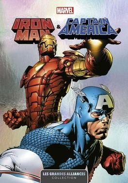 jaquette livre Les grandes alliances Marvel - Iron Man & Captain America