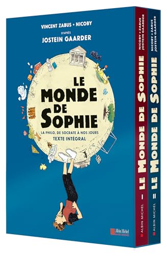 jaquette livre Le Monde De Sophie L'intégrale - Coffret En 2 Volumes - Tome 1, La Philo, De Socrate À Galilée - Tome 2, La Philo, De Descartes À Nos Jours