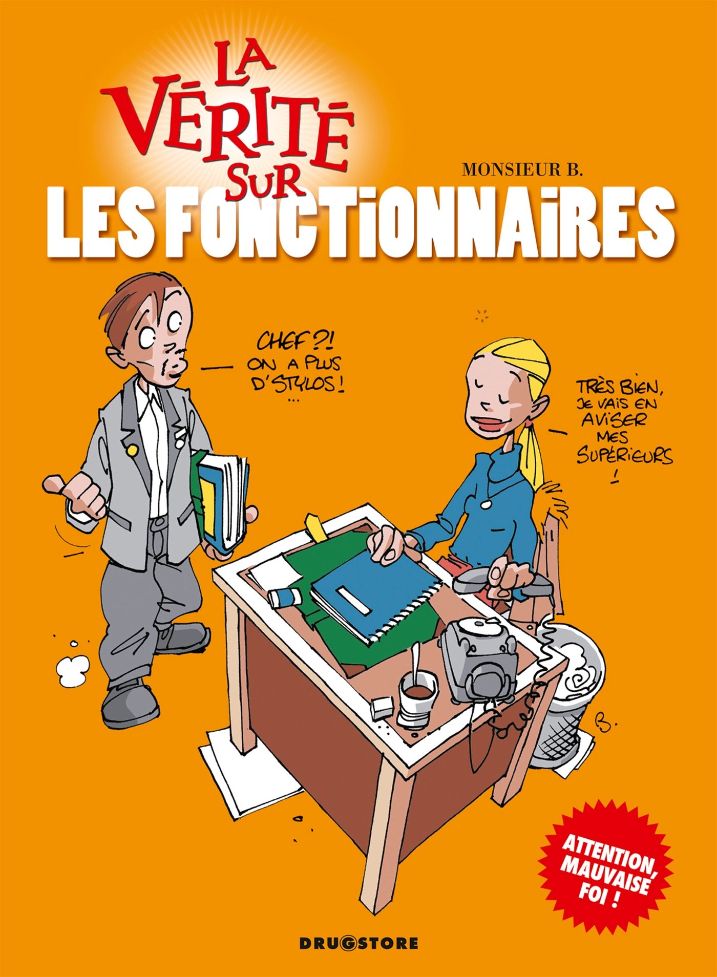 jaquette livre La vérité sur les fonctionnaires