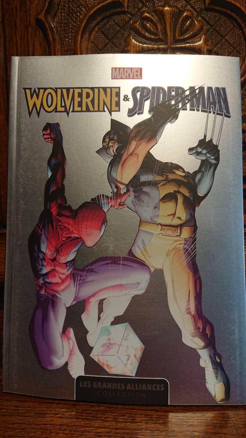 jaquette livre wolverine et spiderman les grandes alliances collection
