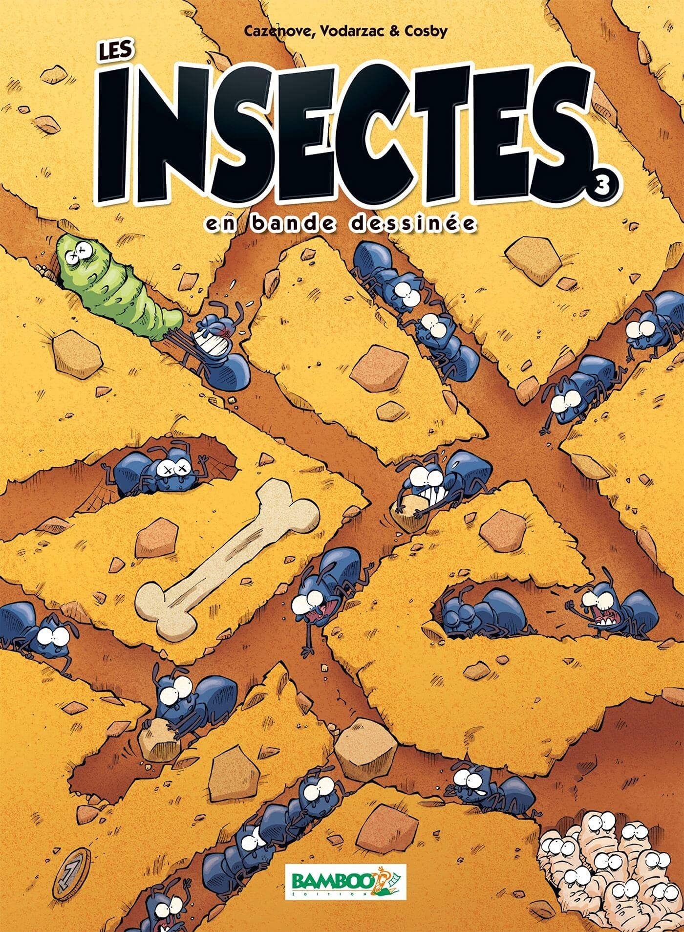 jaquette livre Les insectes en bd - Tome 3 - Top humour 2019