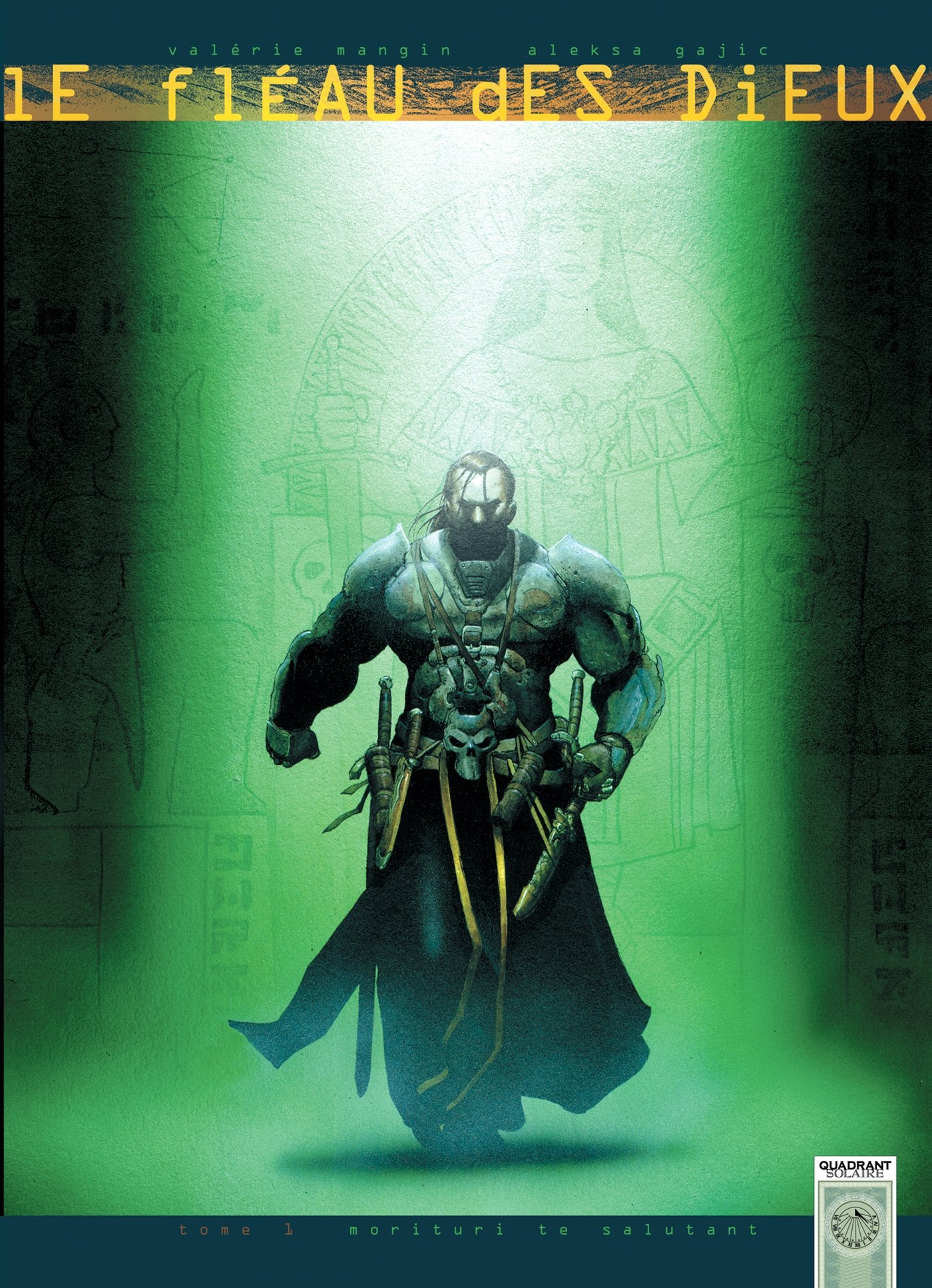 jaquette livre Le Fléau des Dieux, Tome 1 : Morituri te salutant