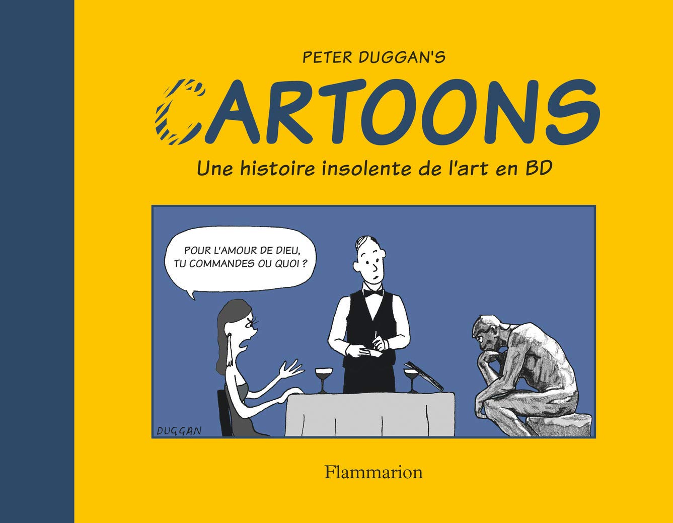 jaquette livre Cartoons, une histoire insolente de l'art en BD