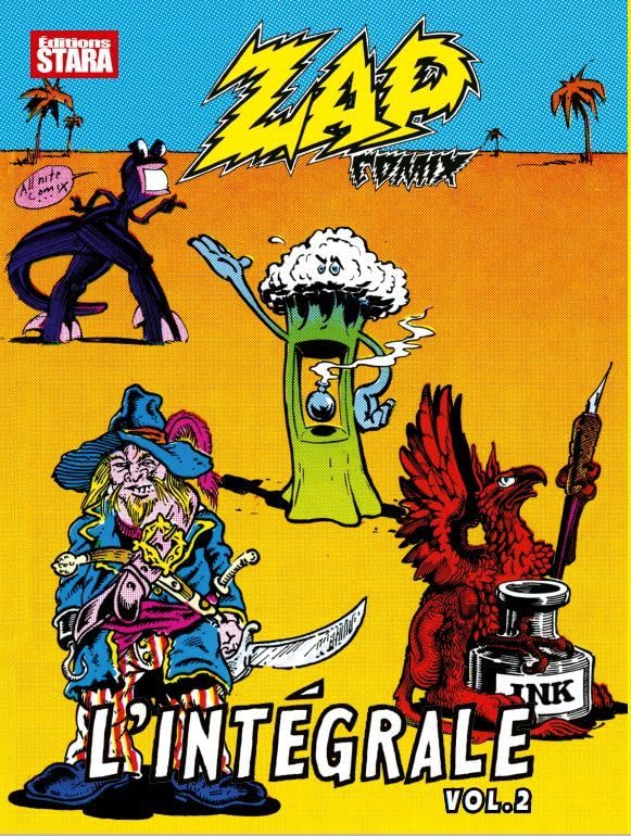 jaquette livre Zap Comix L'intégrale Volume 2