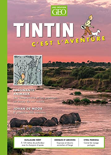 jaquette livre Tintin C'est L'aventure N° 1, Février-Avril 2022