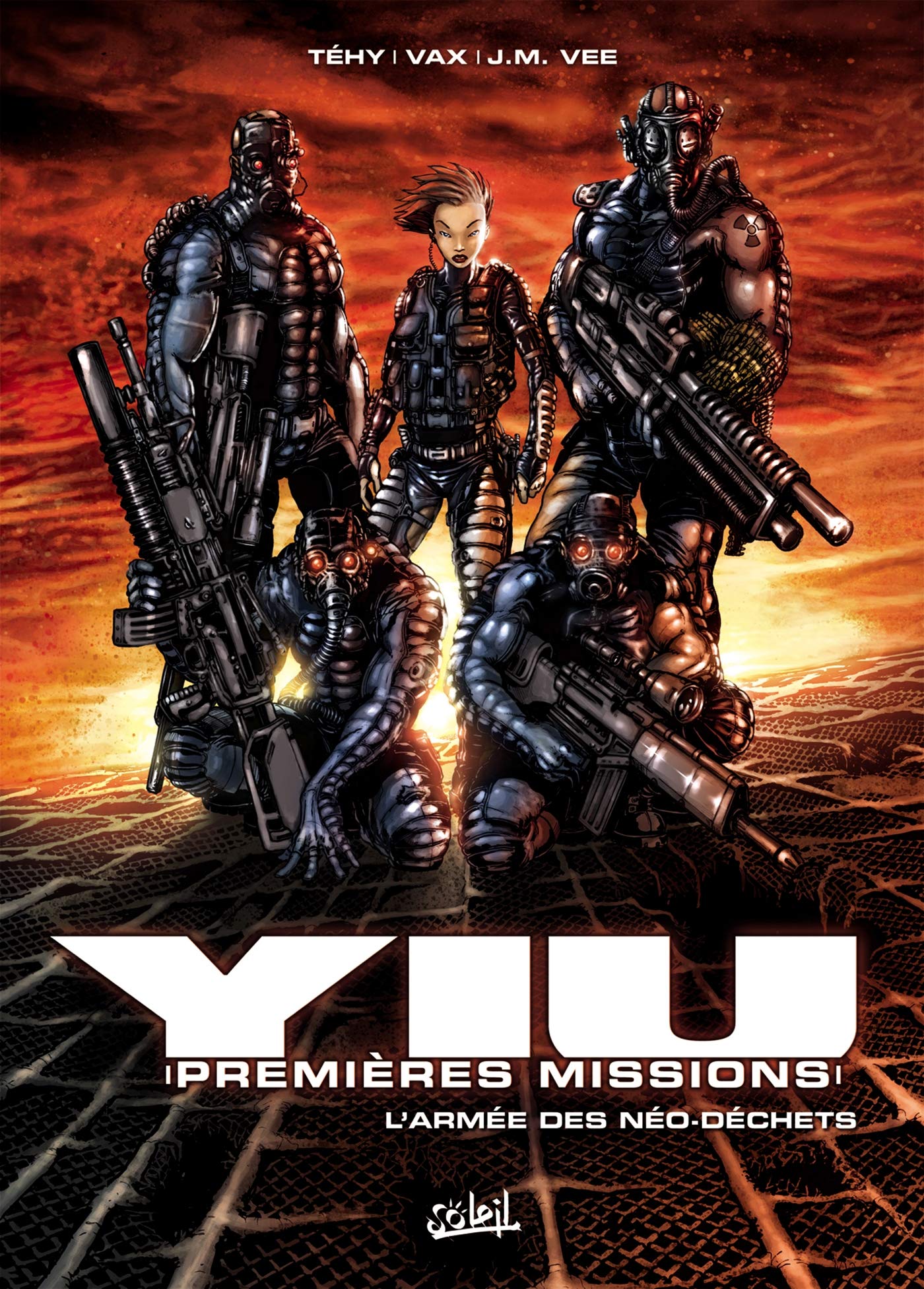 jaquette livre Yiu premières missions, tome 1 : L'Armée des néo-déchets