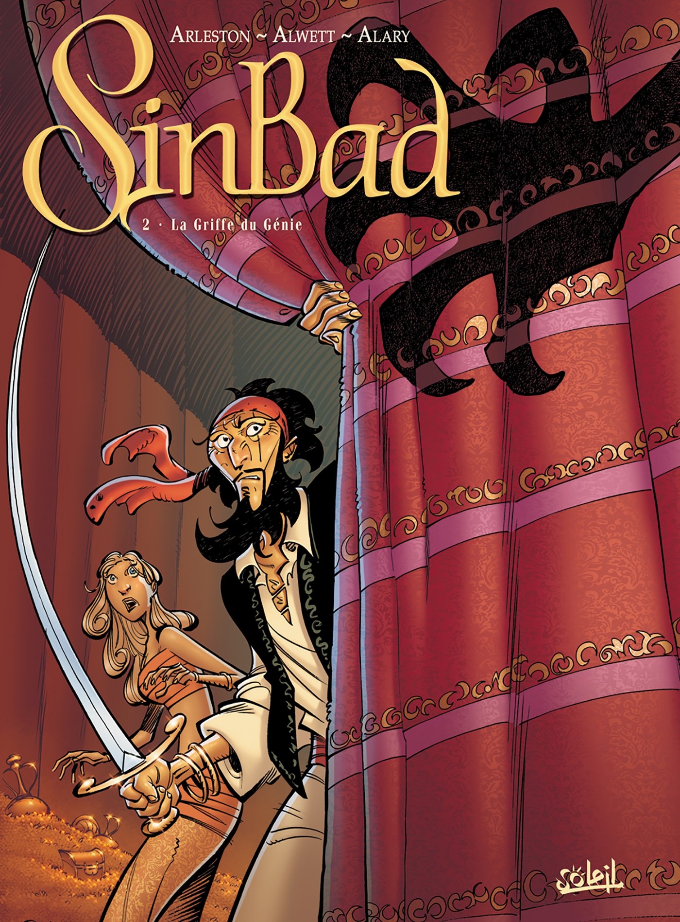 jaquette livre SinBad, Tome 2 : La griffe du génie
