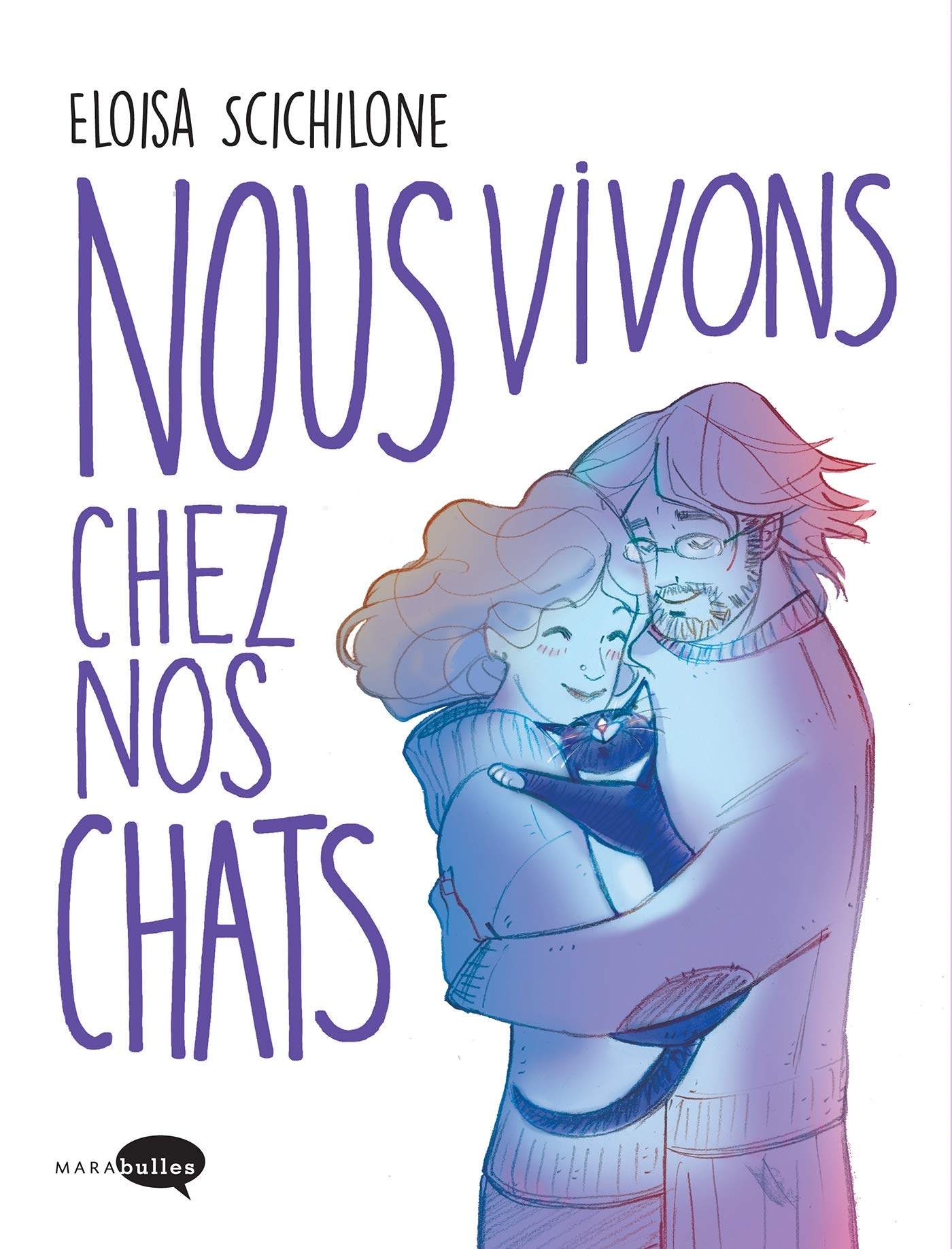 jaquette livre Nous vivons chez nos chats