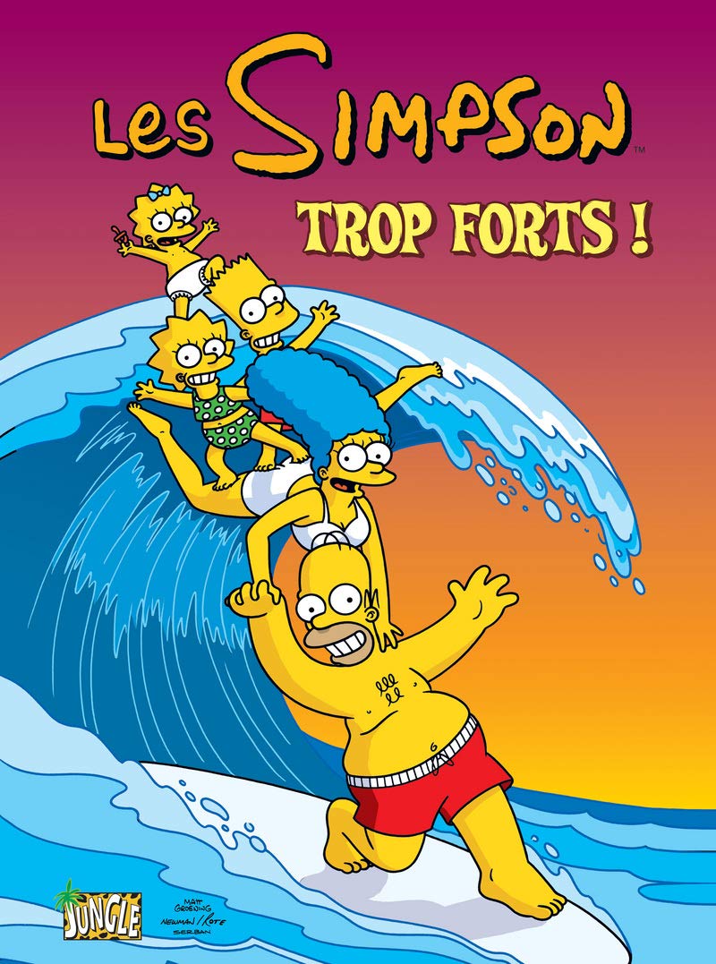 jaquette livre Les Simpson, Tome 6 : Trop forts !