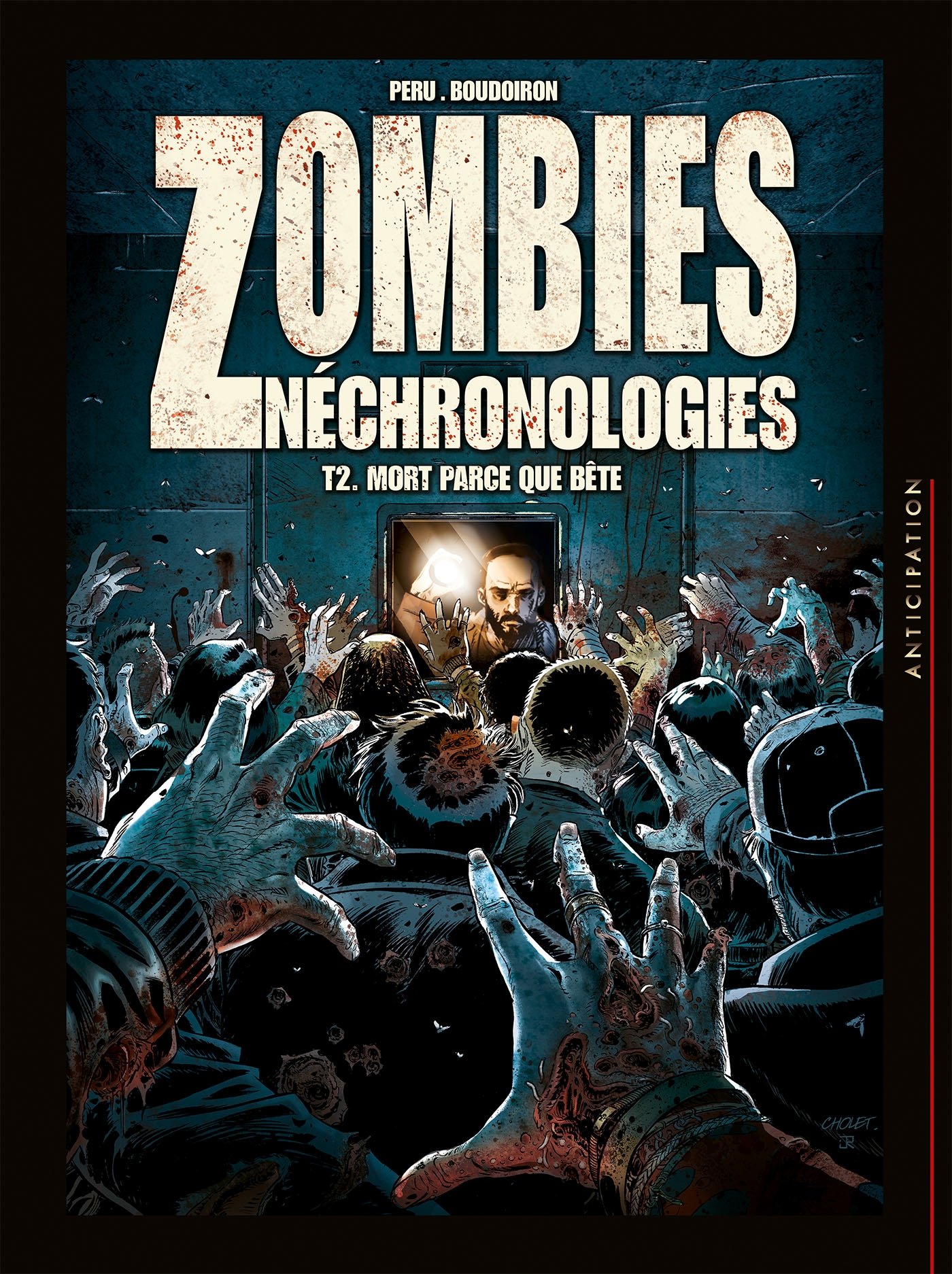 jaquette livre Zombies Néchronologies T2 - Mort parce que bête