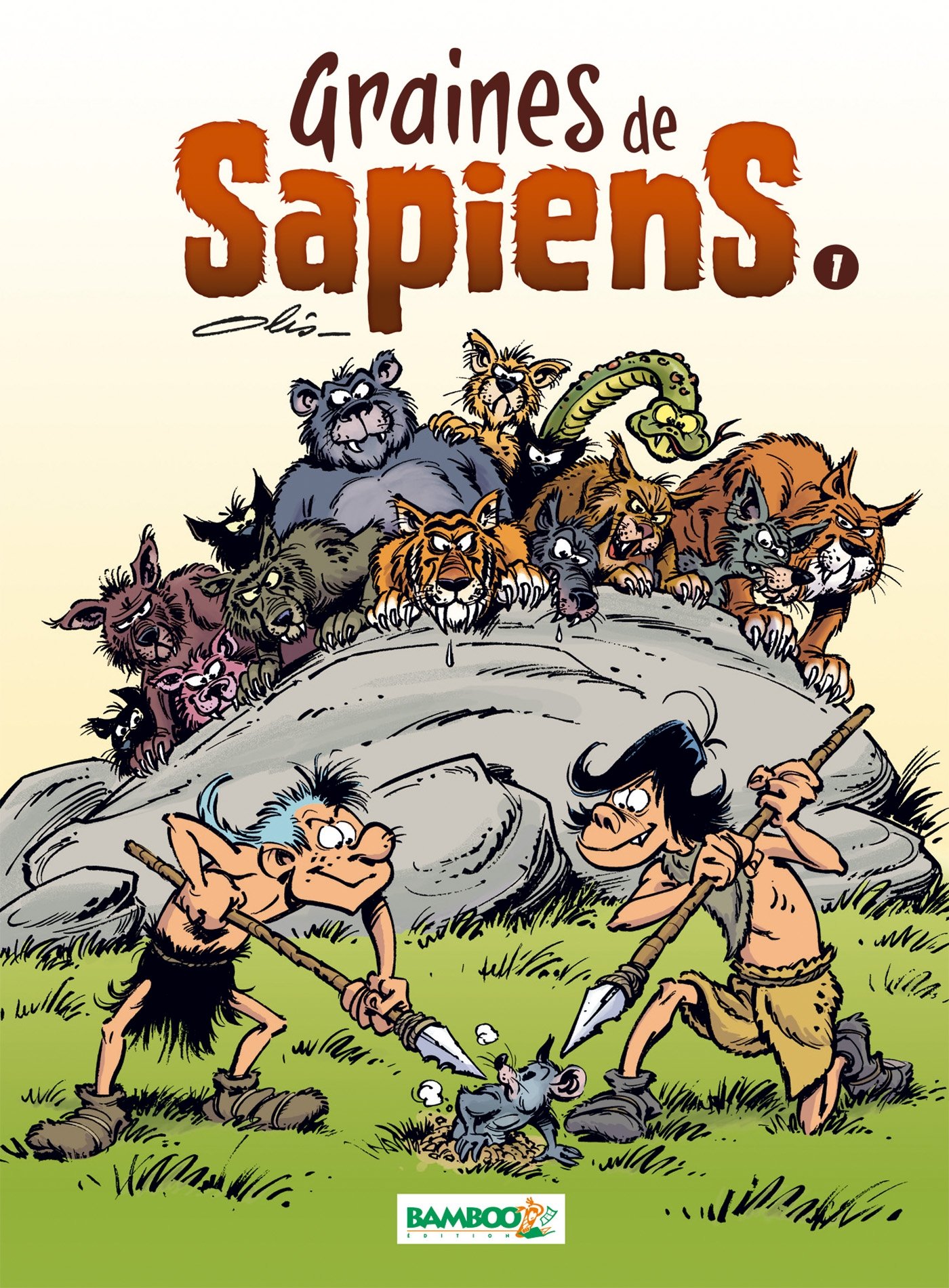 jaquette livre Graine de sapiens - tome 1