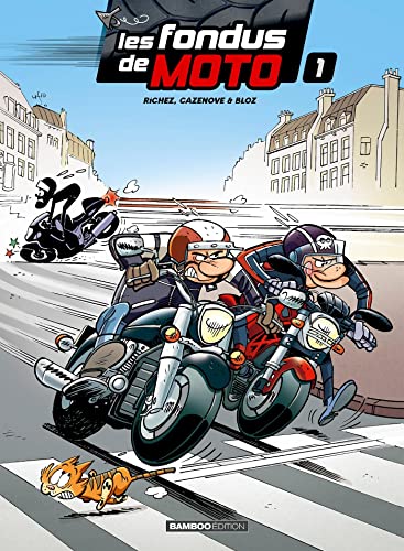 jaquette livre Les Fondus De Moto