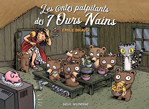 jaquette livre Les Ours Nains - Les Contes Palpitants Des 7 Ours Nains