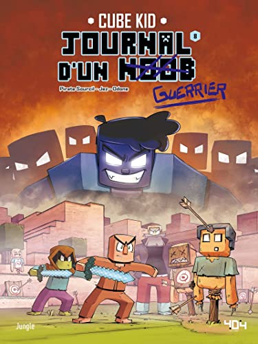 jaquette livre Journal D'un Noob Tome 8 - Herobrine, Nous Voilà !