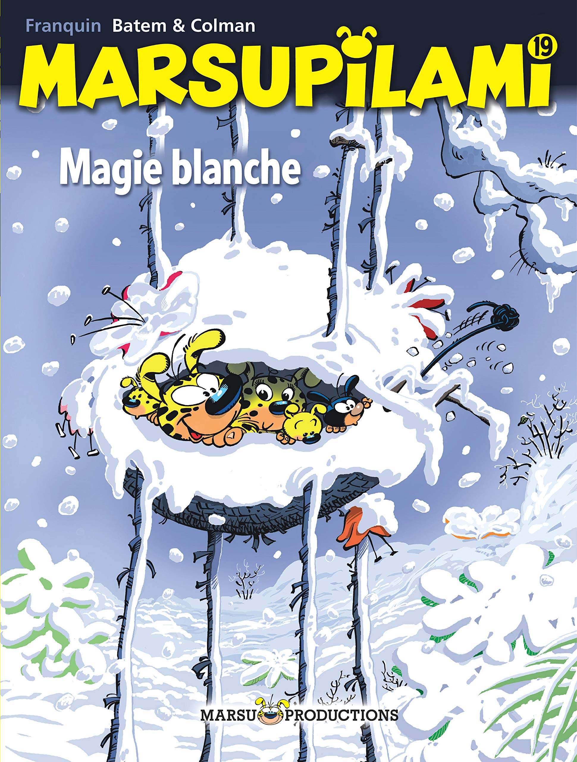 jaquette livre Marsupilami, Tome 19 : Magie blanche