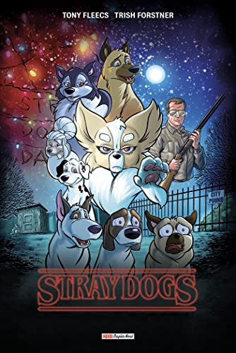 jaquette livre Stray Dogs - Couverture Stranger Things