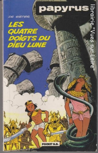 jaquette livre Papyrus Tome 4 - Les Quatre Doigts Du Dieu Lune