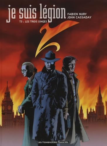 jaquette livre Je Suis Légion Tome 3 - Les Trois Singes