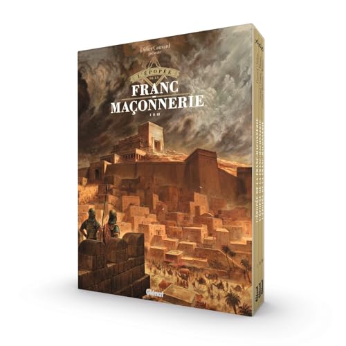 jaquette livre L'épopée De La Franc-Maçonnerie - Coffret En 3 Volumes : Tome 1, L'ombre D'hiram - Tome 2, Les Bâtisseurs - Tome 3, Le Mot Du Maçon
