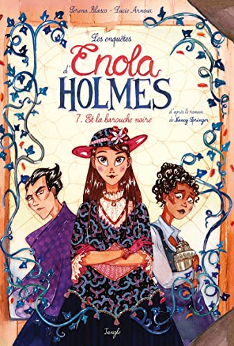 jaquette livre Les Enquêtes D'enola Holmes Tome 7 - Et La Barouche Noire
