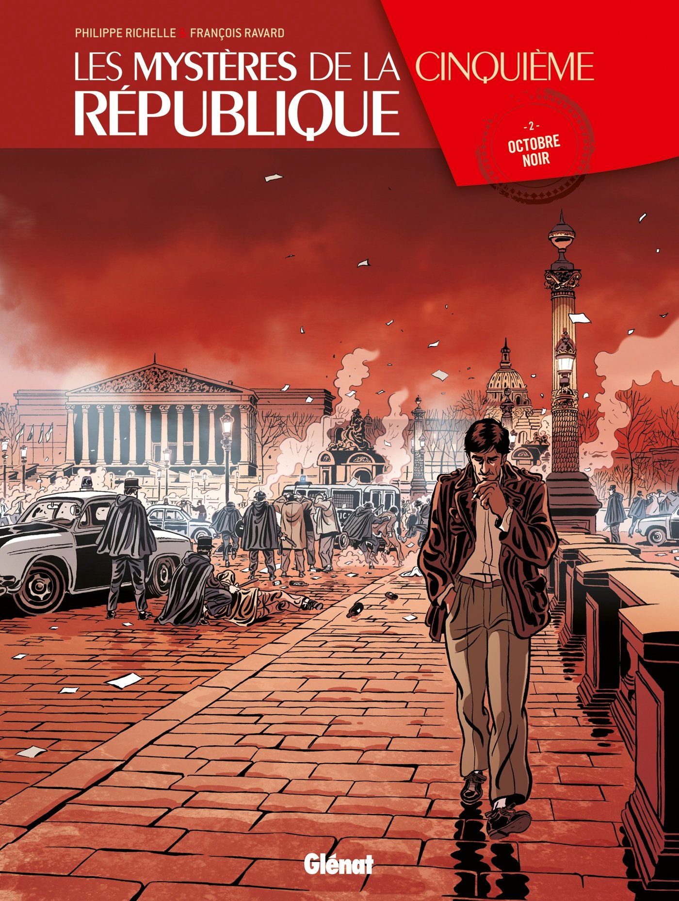 jaquette livre Les Mystères de la 5e République - Tome 02: Octobre noir