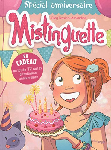 jaquette livre Mistinguette - Spécial Anniversaire - Avec Un Lot De 12 Cartes D'invitation Anniversaire