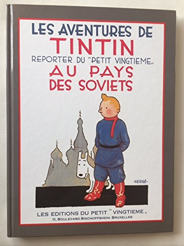 jaquette livre Tintin au pays des soviets