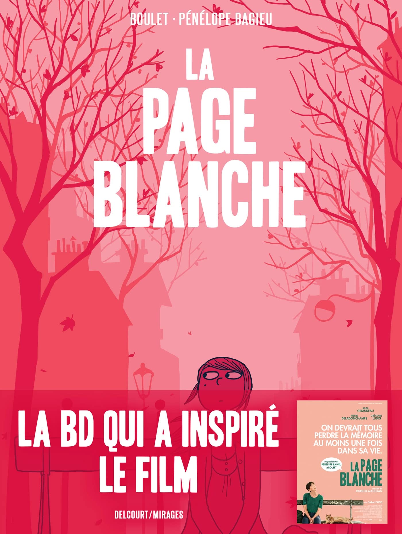 jaquette livre La page Blanche