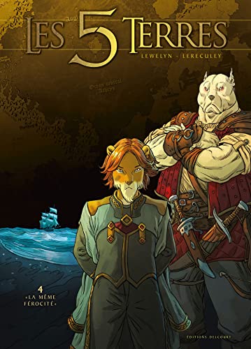 jaquette livre Les 5 Terres : Cycle I - Angleon Tome 4 - La Même Férocité