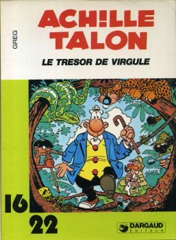 jaquette livre Achille Talon, Le Trésor De Virgule