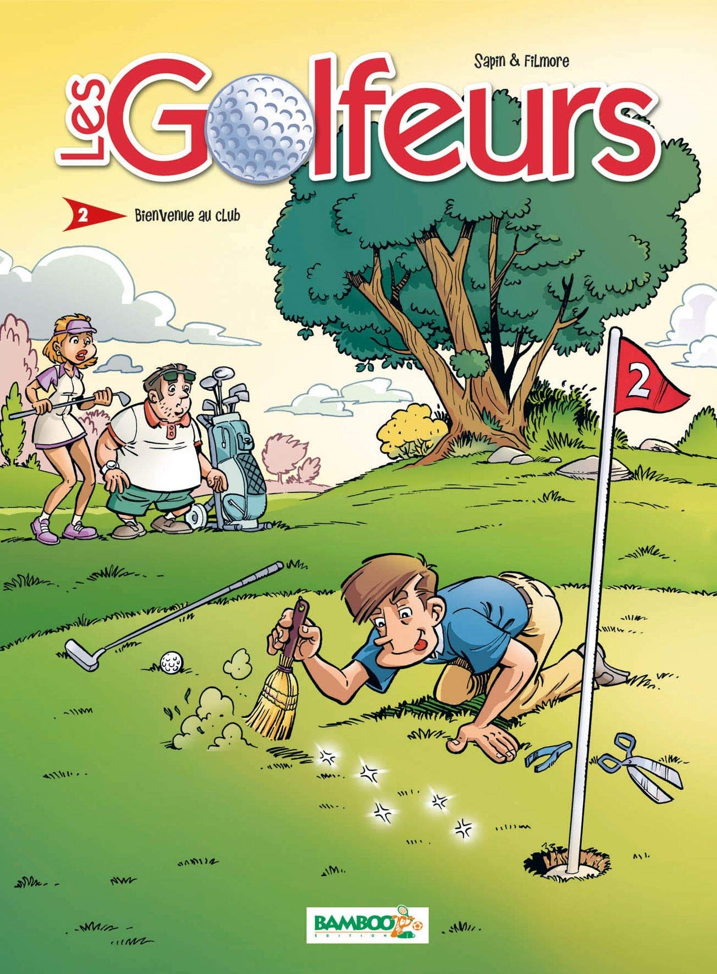 jaquette livre Les Golfeurs, Tome 2 : Bienvenue au club