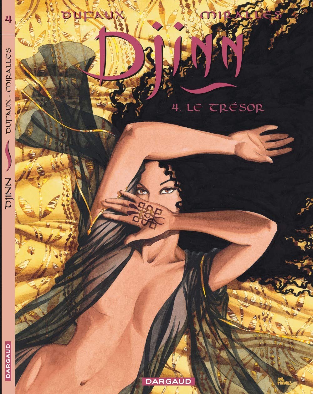 jaquette livre Djinn, tome 4 : Le Trésor