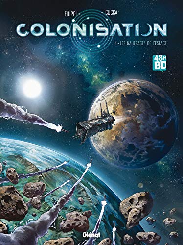 jaquette livre Colonisation Tome 1 - Les Naufragés De L'espace - 48h Bd 2019