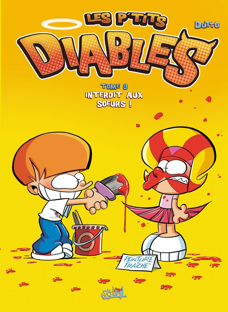 jaquette livre Les p'tits diables, Tome 9 : Interdit aux soeurs !