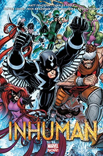 jaquette livre Inhuman Tome 1 - Inhumanité