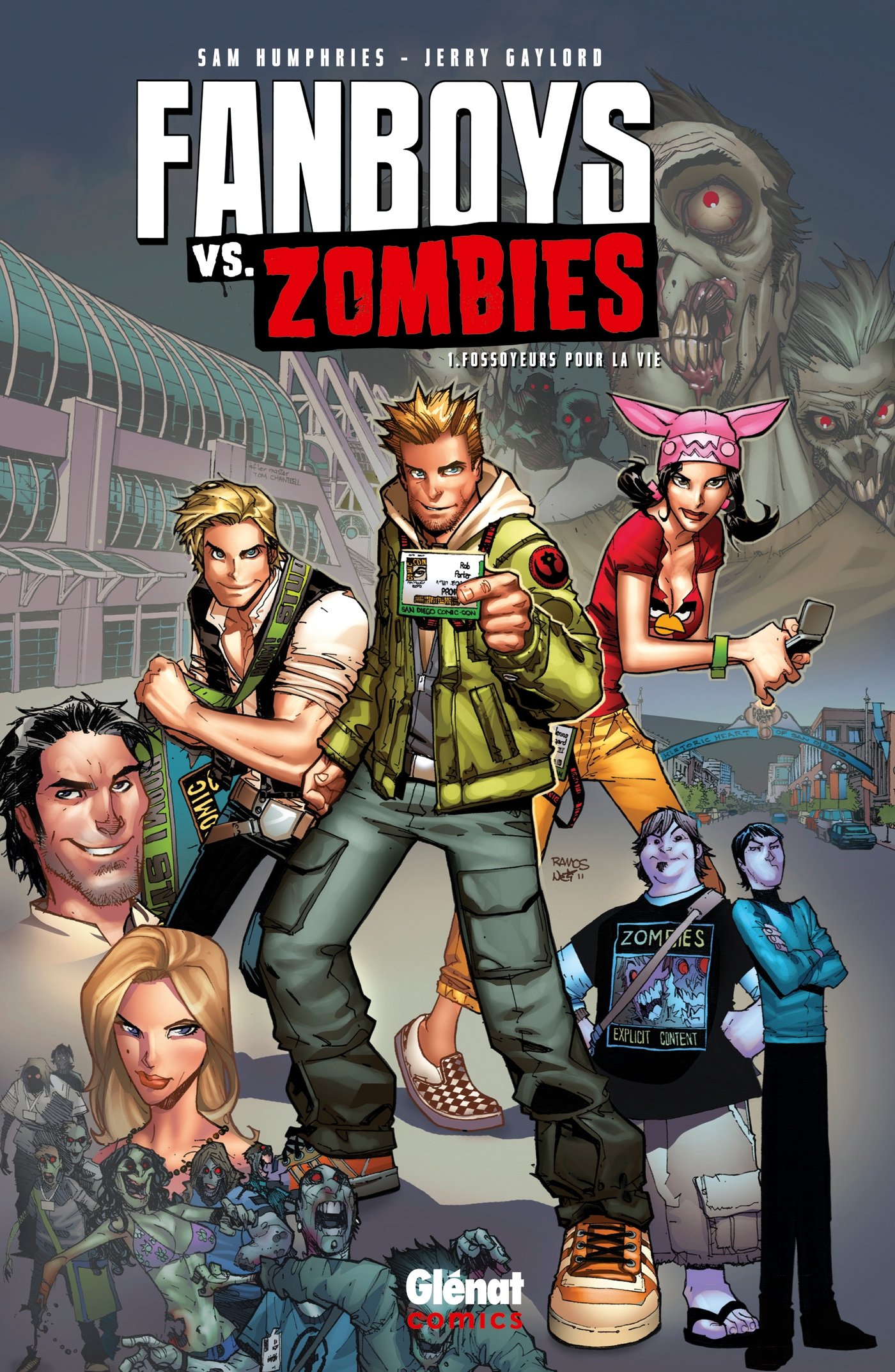 jaquette livre Fanboys vs. Zombies - Tome 01