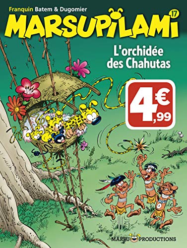 jaquette livre Marsupilami Tome 17 - L'orchidée Des Chahutas