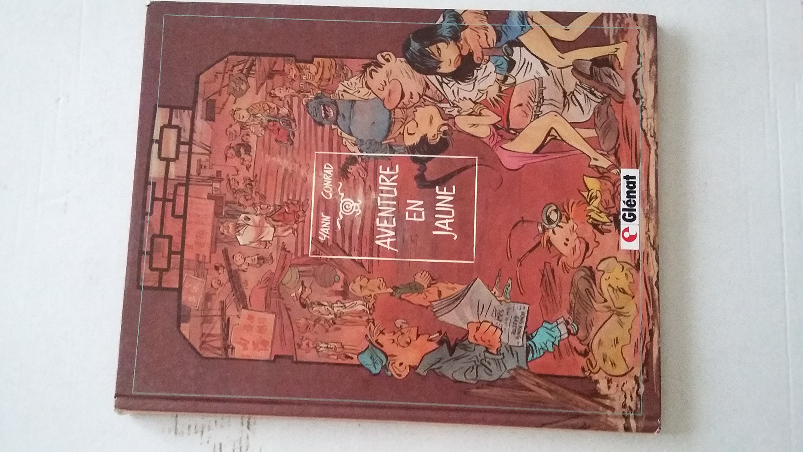 jaquette livre Aventure en jaune. [1]