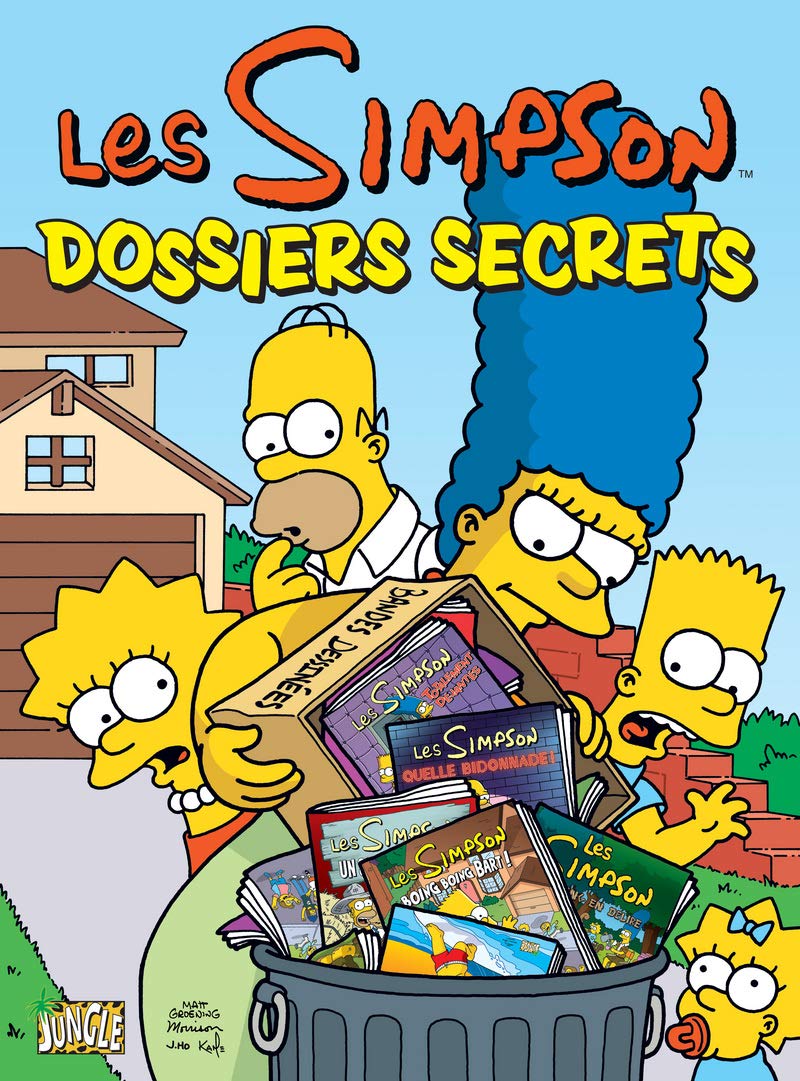 jaquette livre Les Simpson, Tome 7 : Dossiers secrets