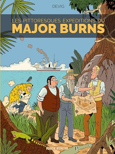 jaquette livre Les Étranges Enquêtes Du Major Burns Tome 3 - Les Pittoresques Expéditions Du Major Burns